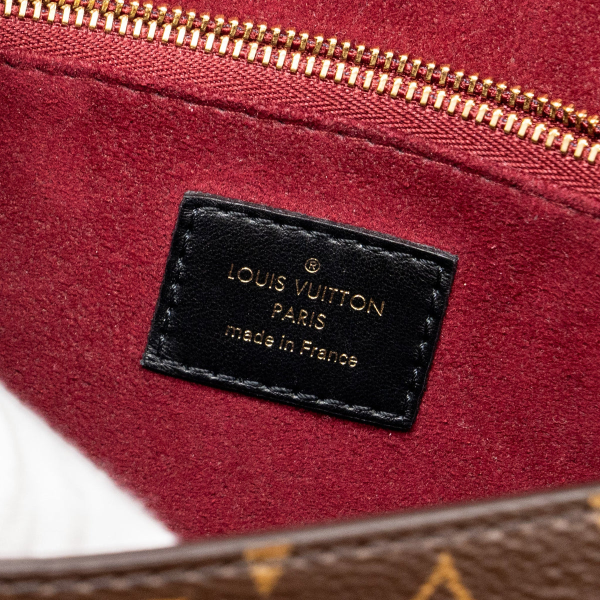 Louis Vuitton Passy Monogram Canvas Black/Gold Hardware