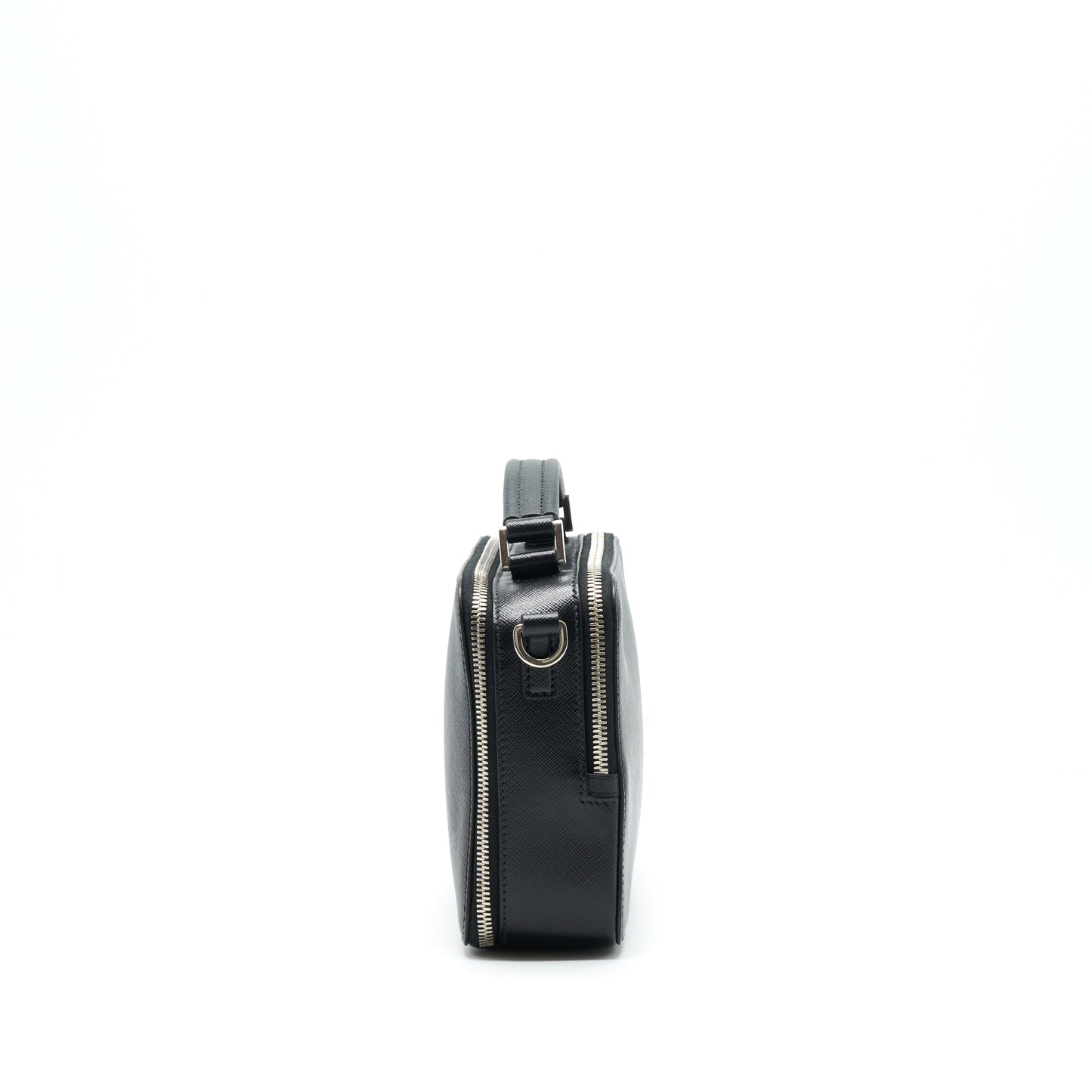 Prada Crossbody Camera Bag Black SHW