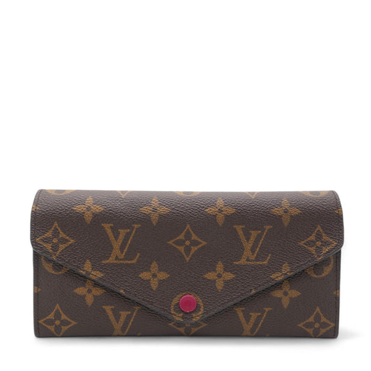 Monogram Josephine Wallet Fuchsia