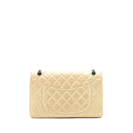 Chanel 2.55 Reissue 226 Double Flap Bag Ruthenium Hardware