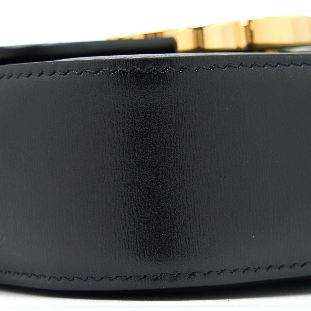 Celine Mini Triomphe in Shiny Calfskin Black GHW