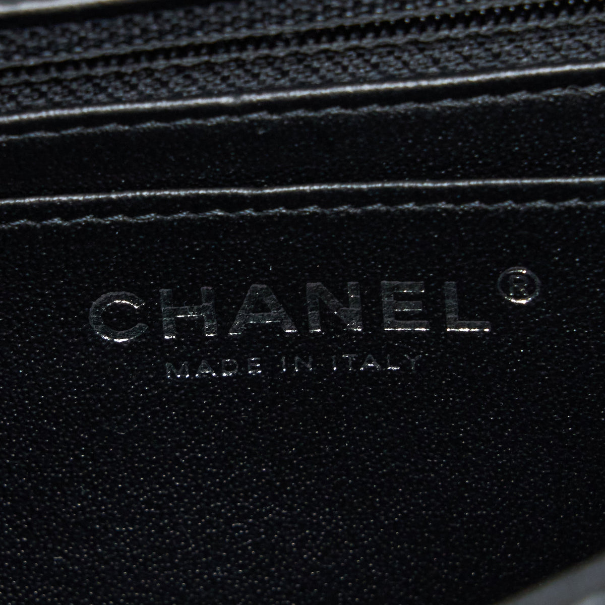 Chanel Mini Rectangular Lambskin Black SHW(Microchip)
