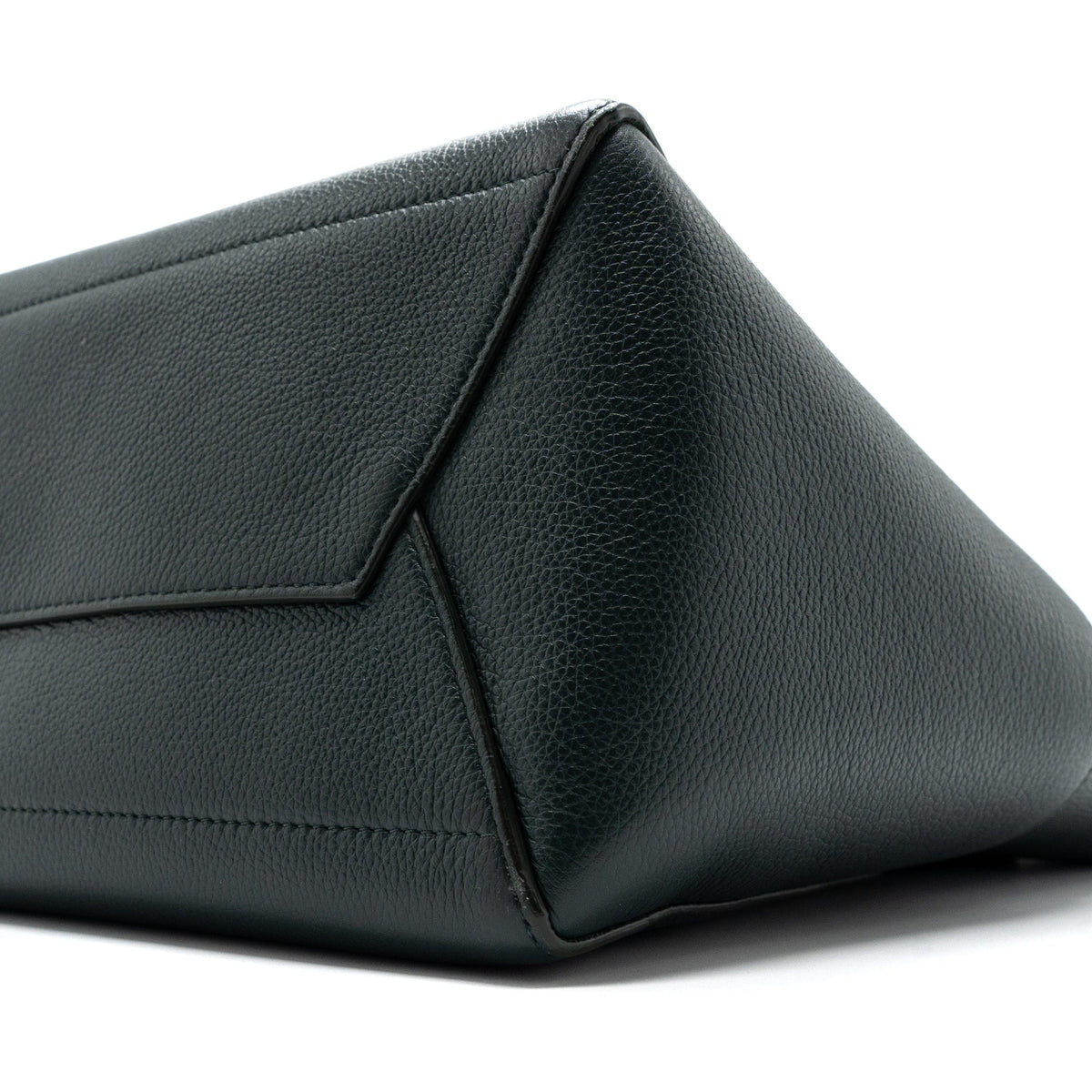 Celine Sangle bucket bag calfskin dark green GHW