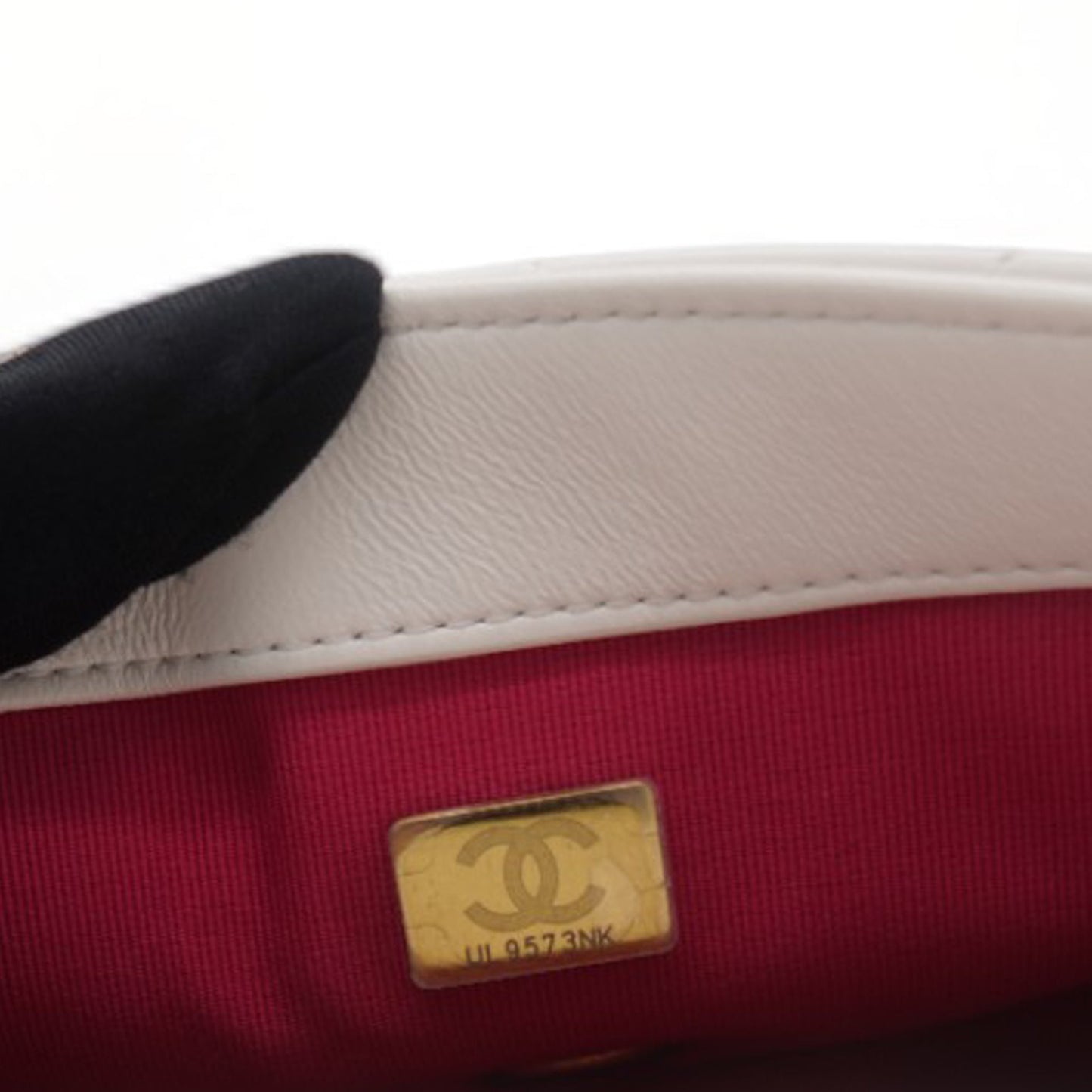Chanel White Mini Quilted Single Flap Bag Shoulder Bag 23s
