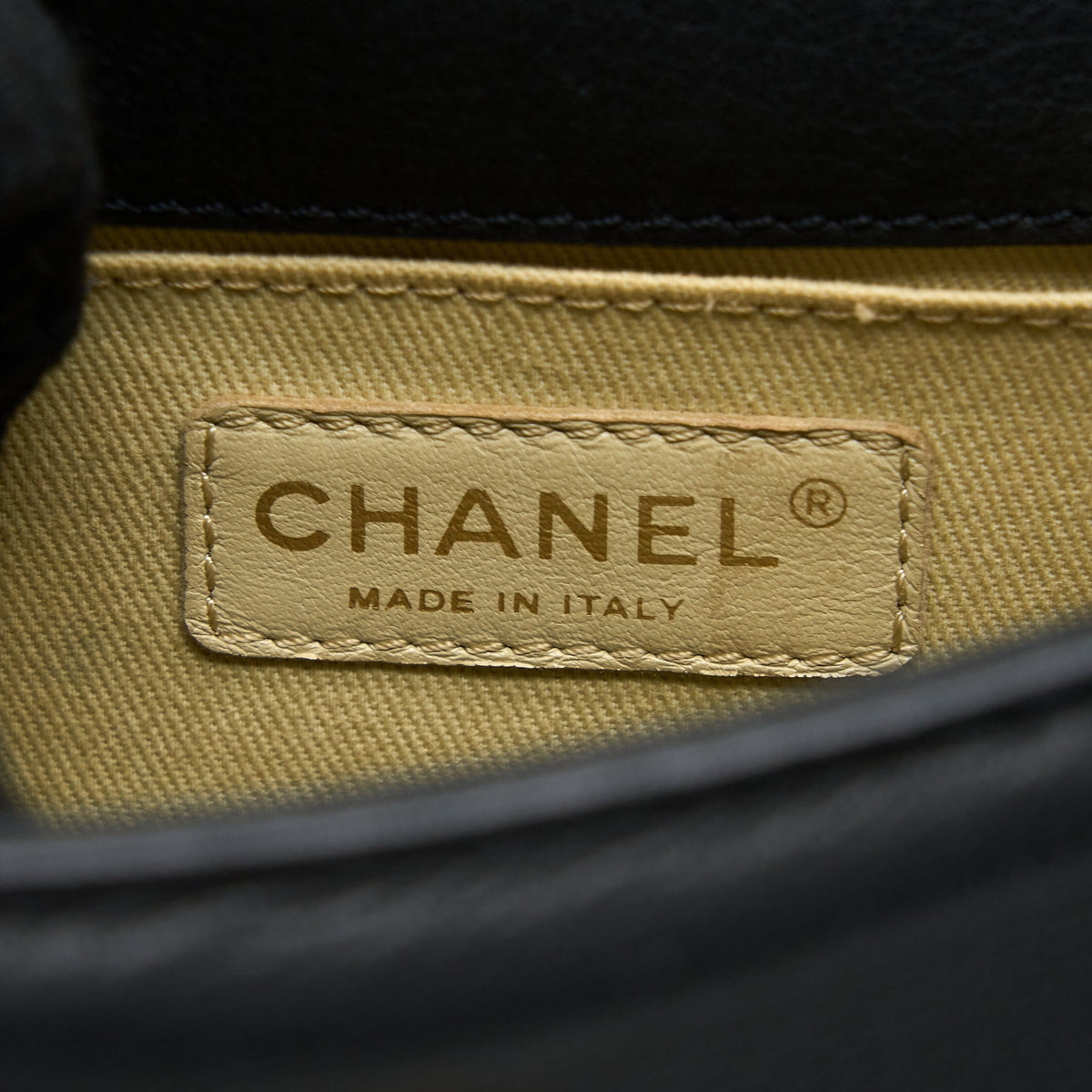 Chanel Rita Top Handle Flap Bag Grained Goatskin Black Brushed GHW