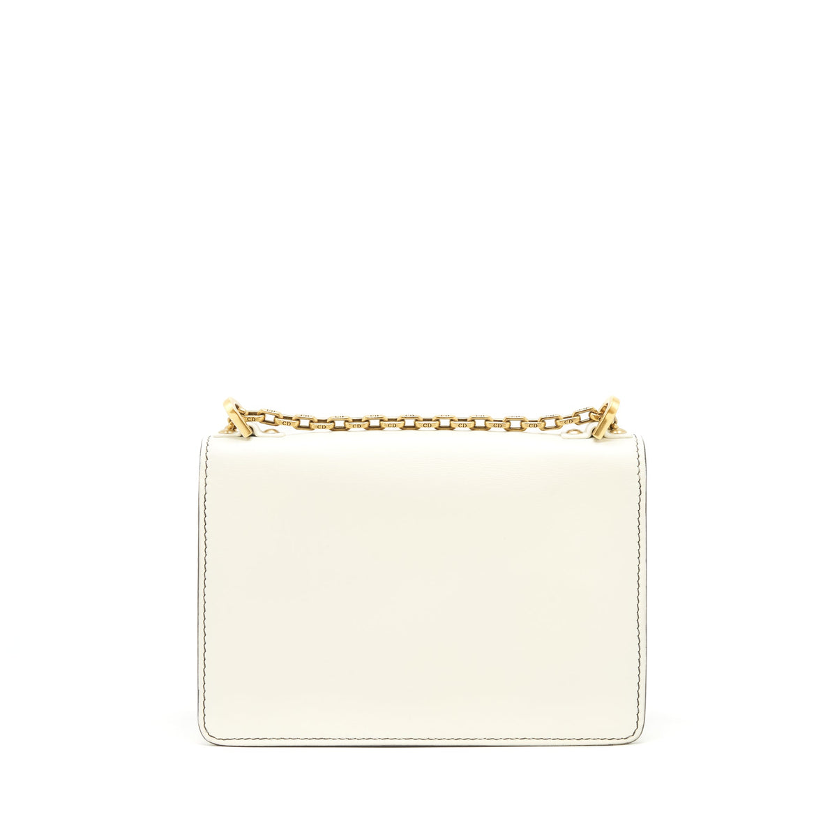 Dior J'adior Flap Bag Chain Bag Clutch White GHW