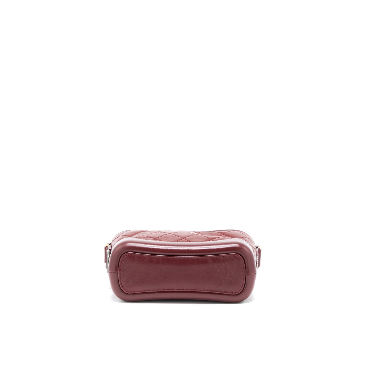 Chanel Small Gabrielle Hobo Bag Calfskin Burgundy Multicolour Hardware