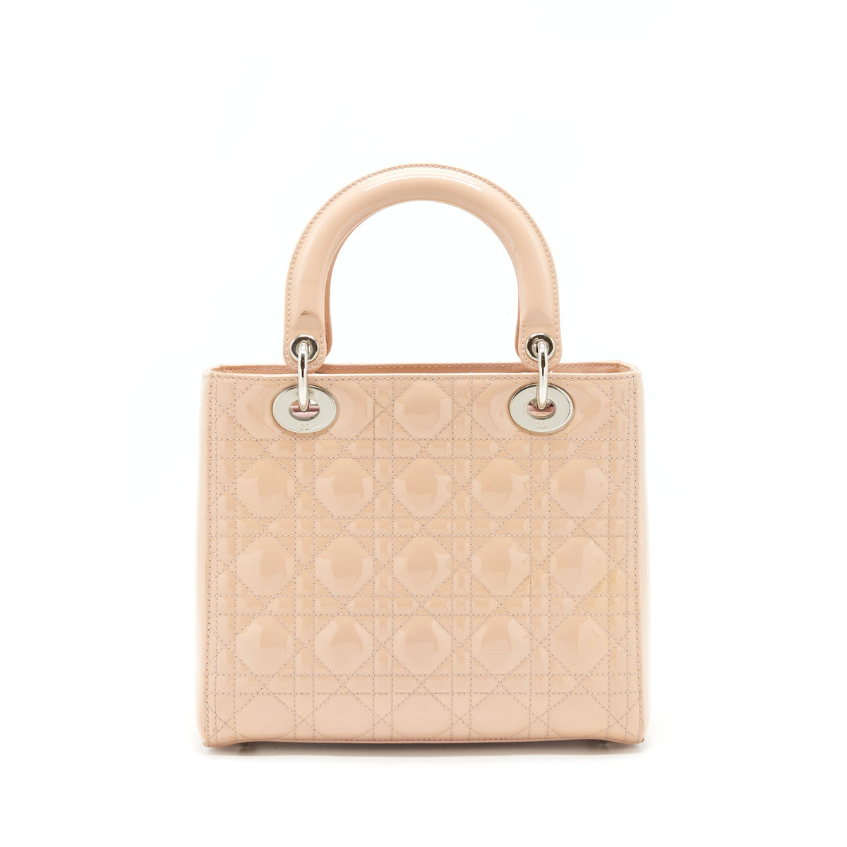 Dior Medium Lady Dior Bag Patent Light Pink SHW