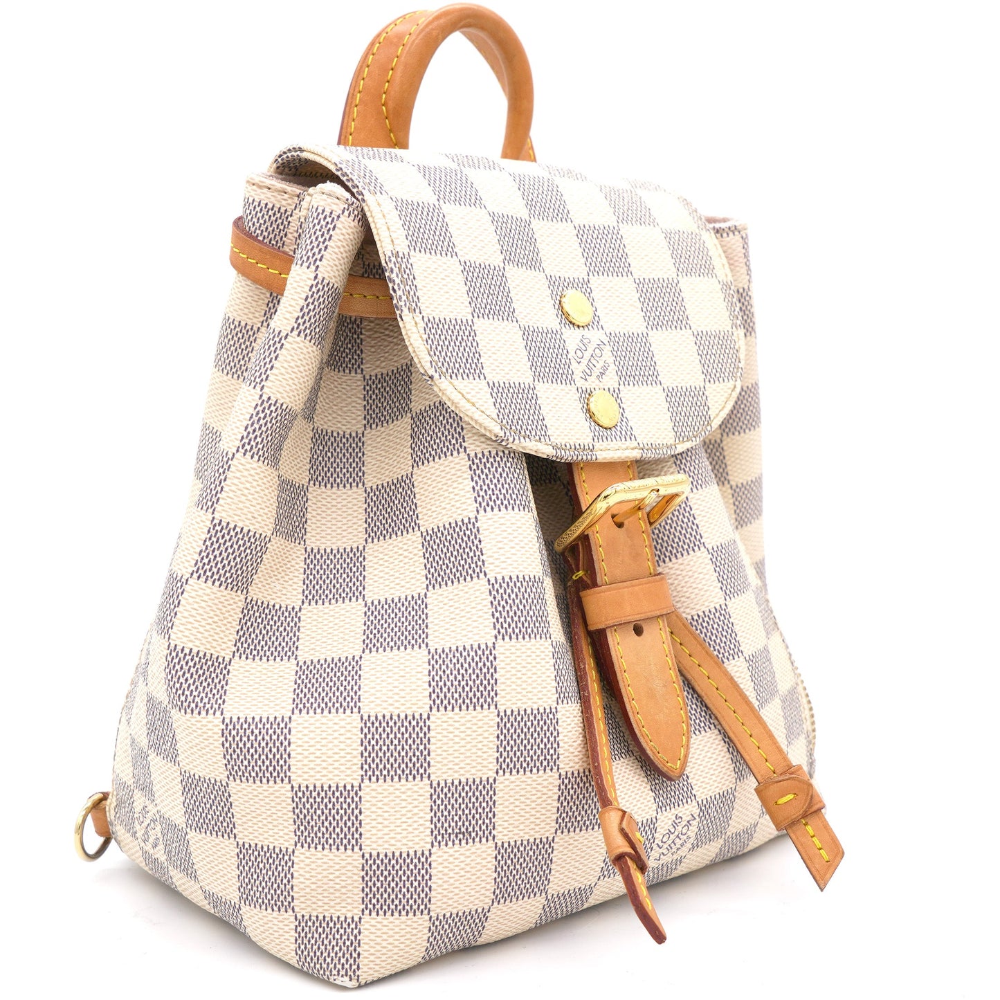 Damier Azur Canvas Sperone BB Backpack Bag