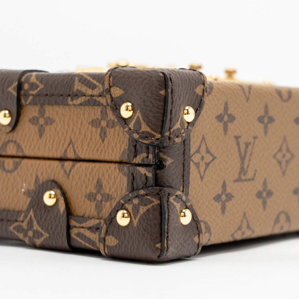 Louis Vuitton Petit Malle Monogram Reverse Canvas GHW