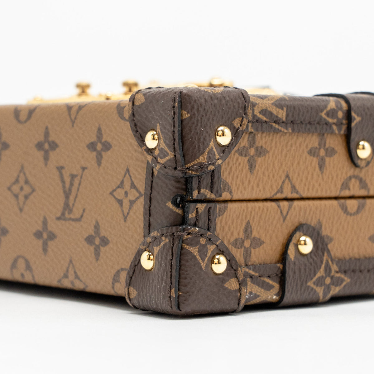 Louis Vuitton Petit Malle Monogram Reverse Canvas GHW