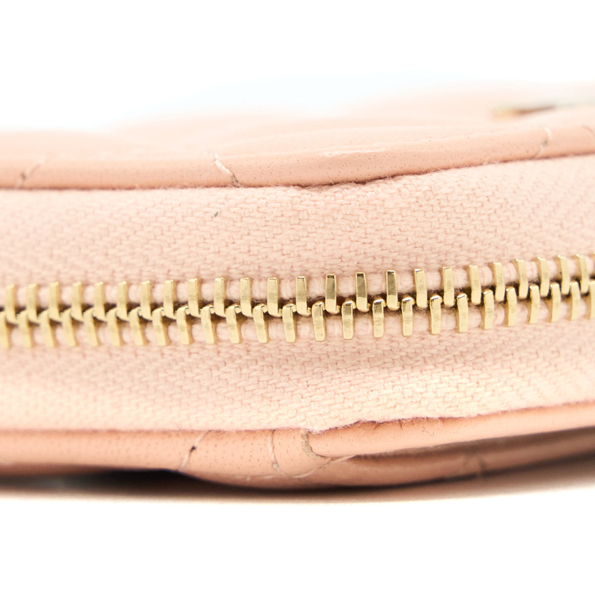 Chanel Zip  Holder Lambskin Light Pink LGHW