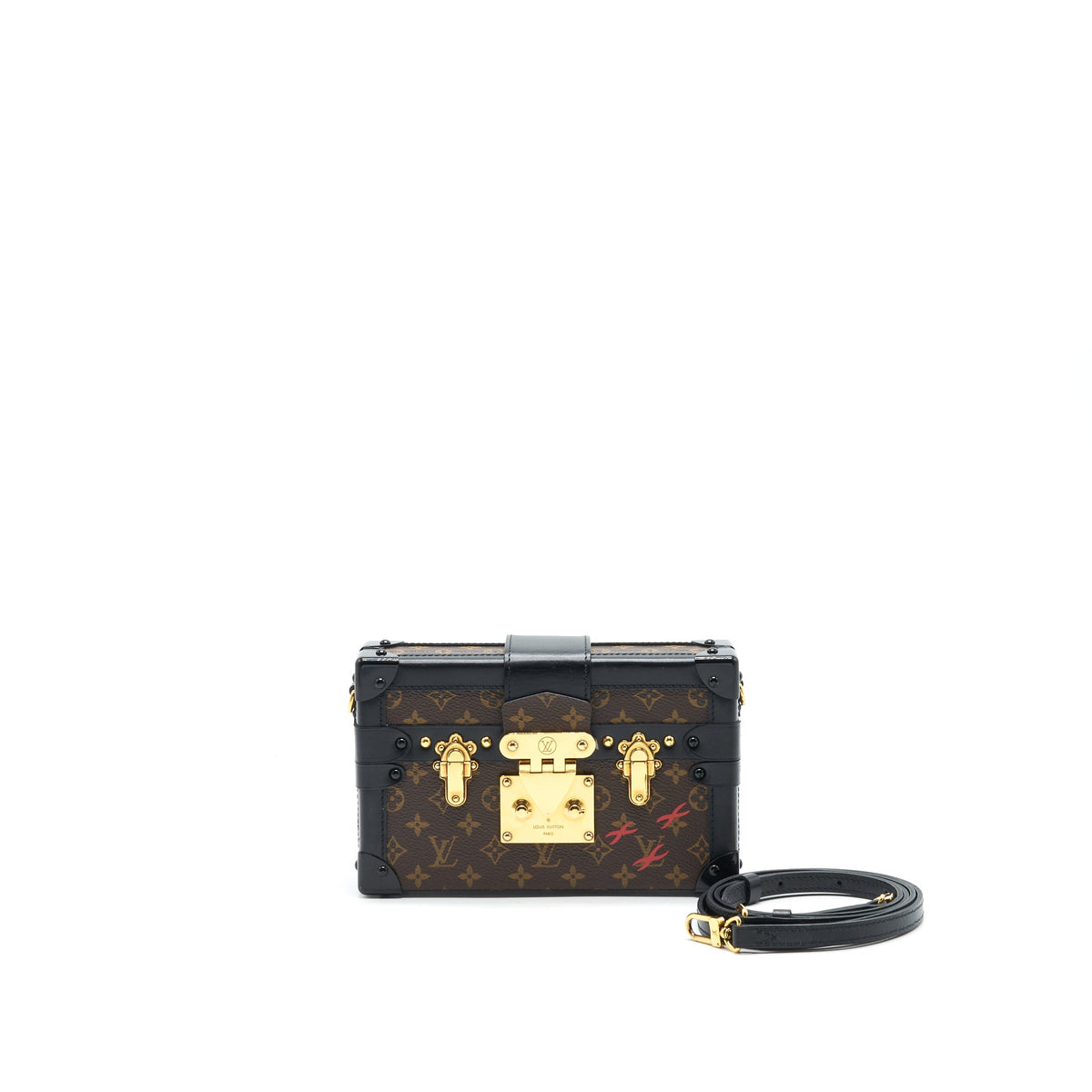 Louis Vuitton Petit Malle Monogram Canvas/ black year2016