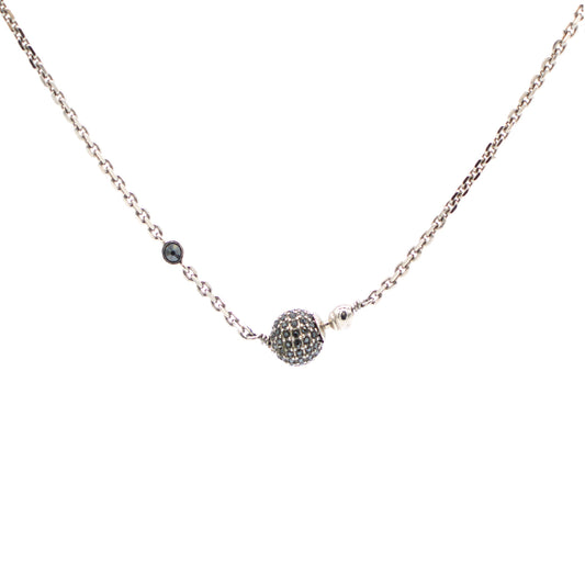 Dior Silver Ball Necklace