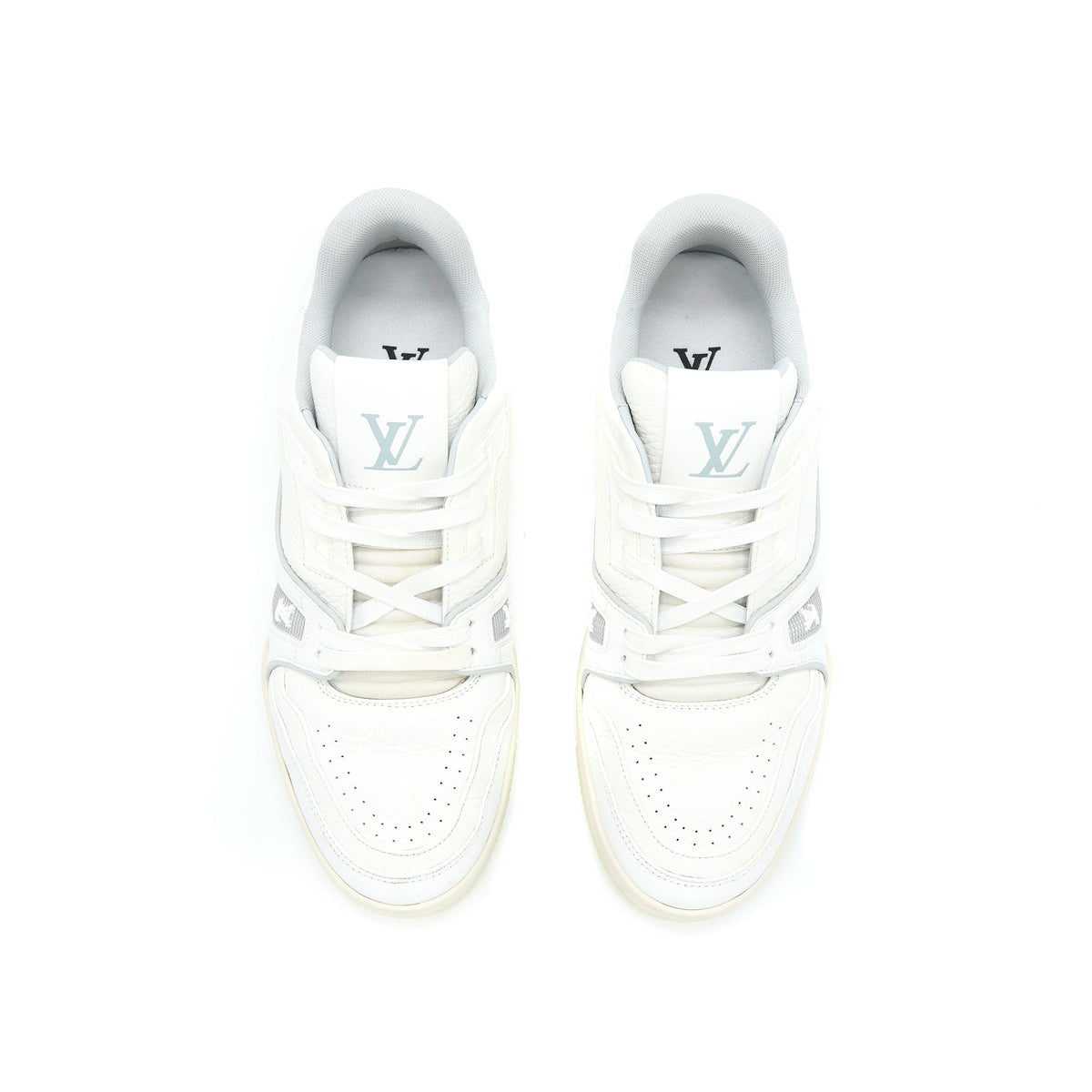 Louis Vuitton Size 5 Trainer Sneaker Calfskin White