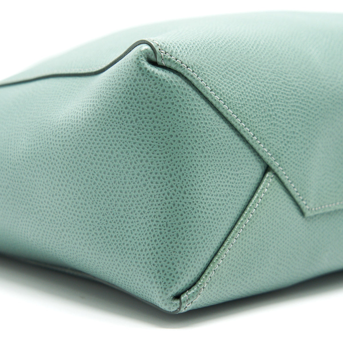 Celine Small Vertical Bucket Bag Deep Mint SHW