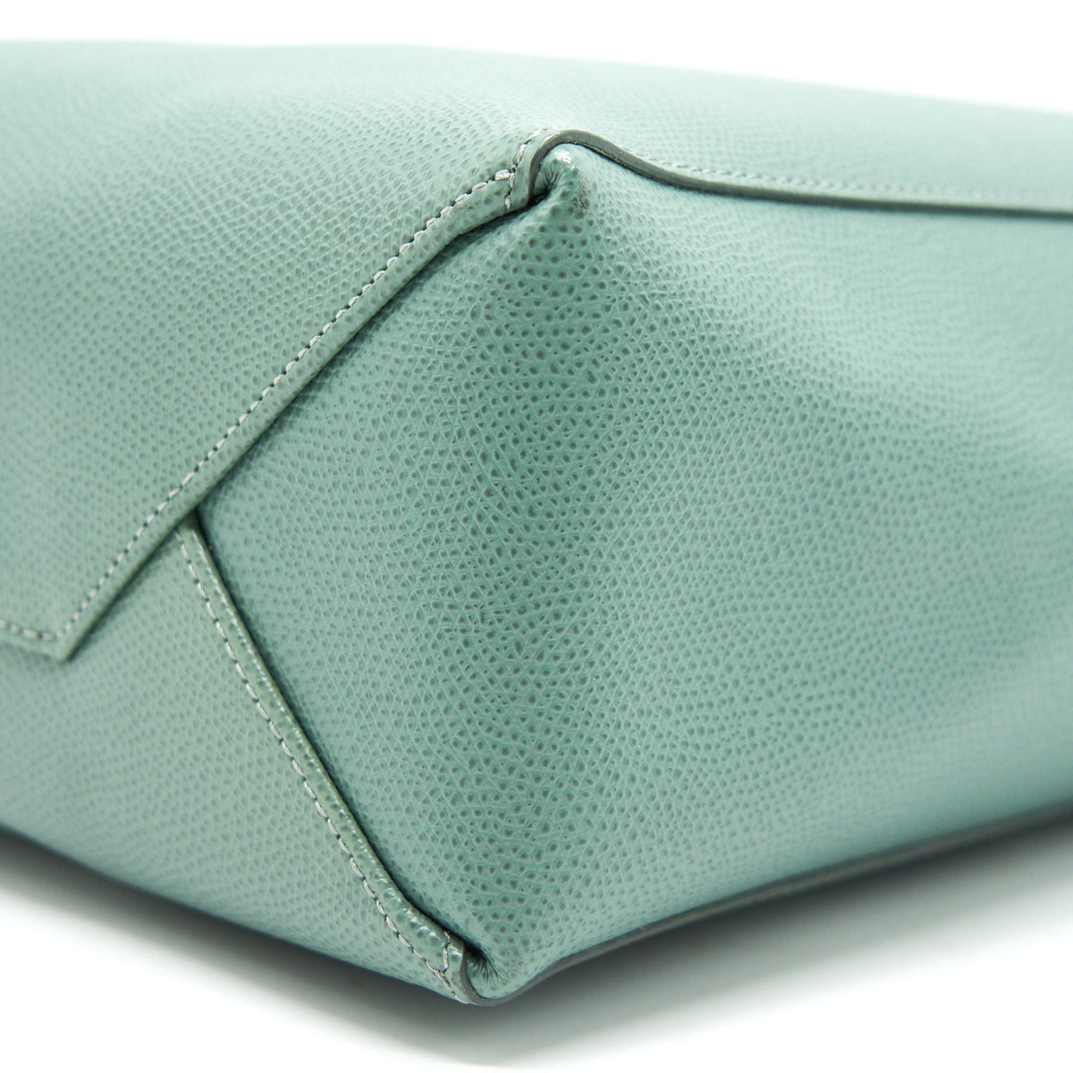 Celine Small Vertical Bucket Bag Deep Mint SHW