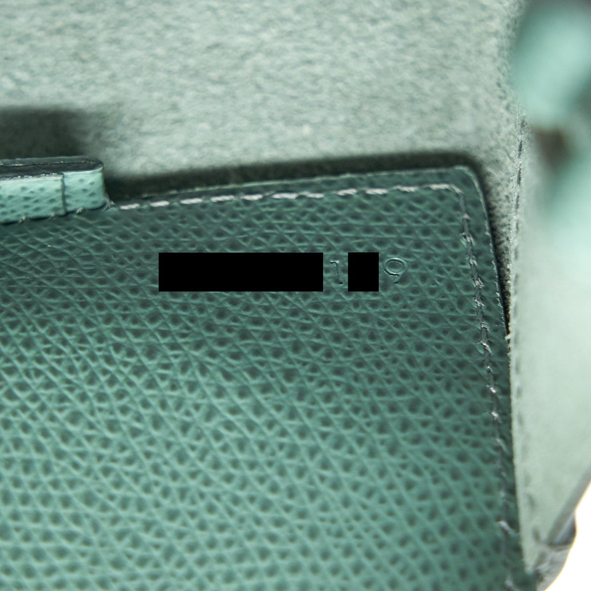 Celine Small Vertical Bucket Bag Deep Mint SHW