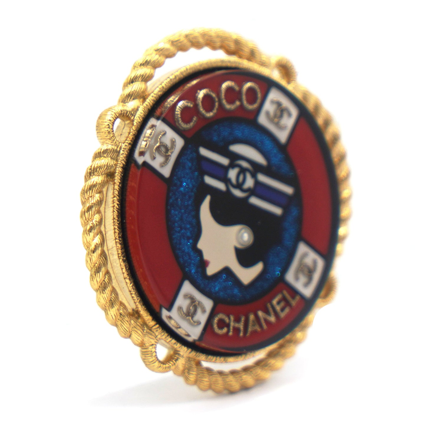 Chanel Coco Nautical Brooch Multi-colours