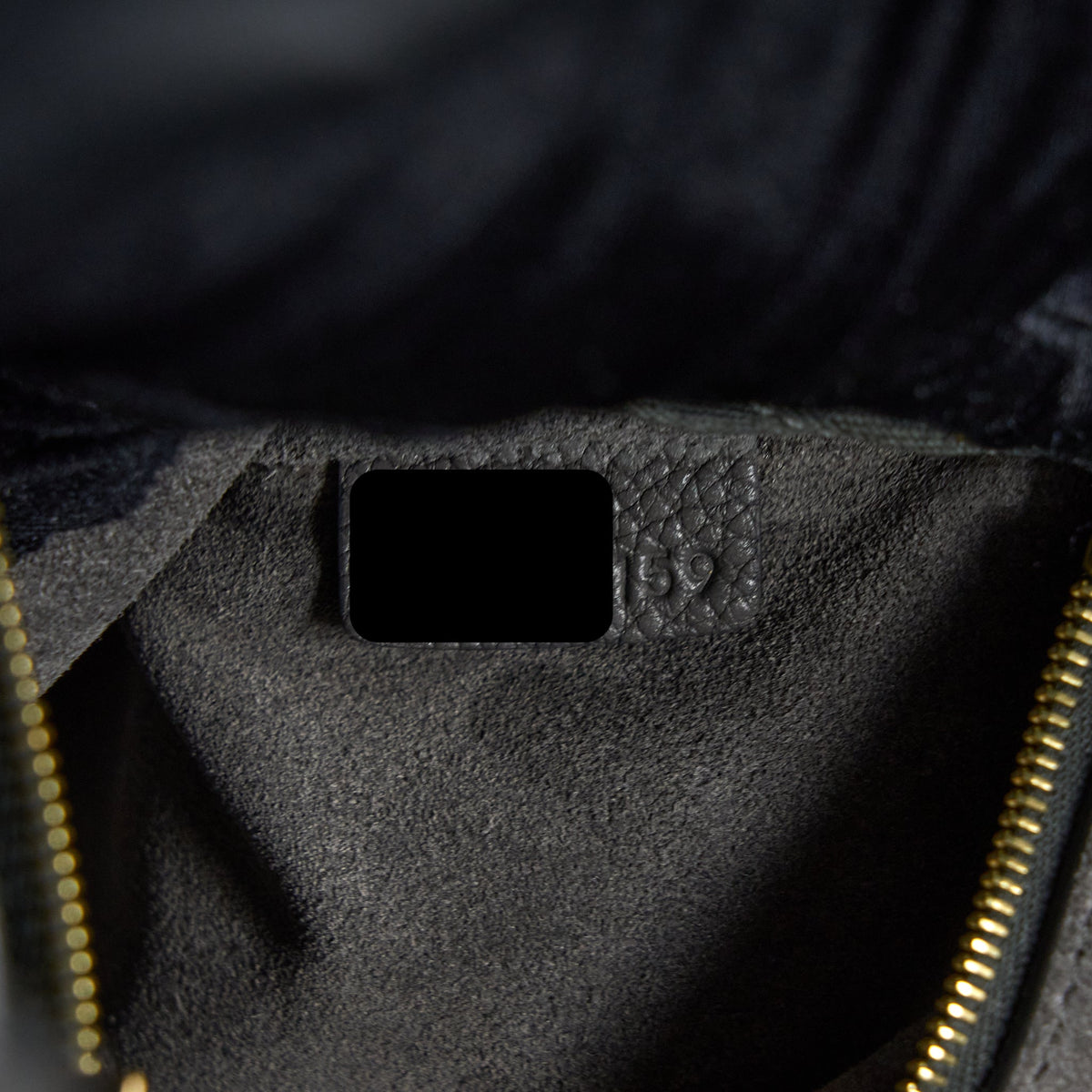 Celine Sangle Bucket Bag Grained Calfskin Grey GHW