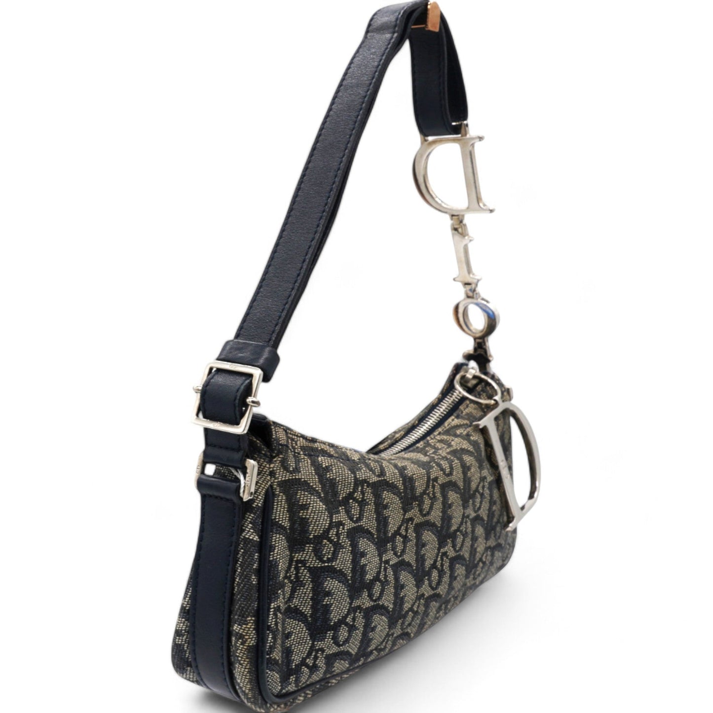 Dior Monogram Shoulder Bag Blue