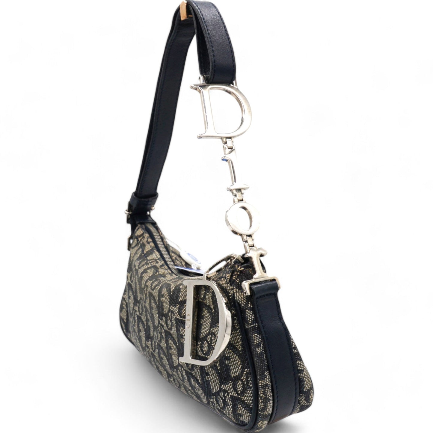 Dior Monogram Shoulder Bag Blue