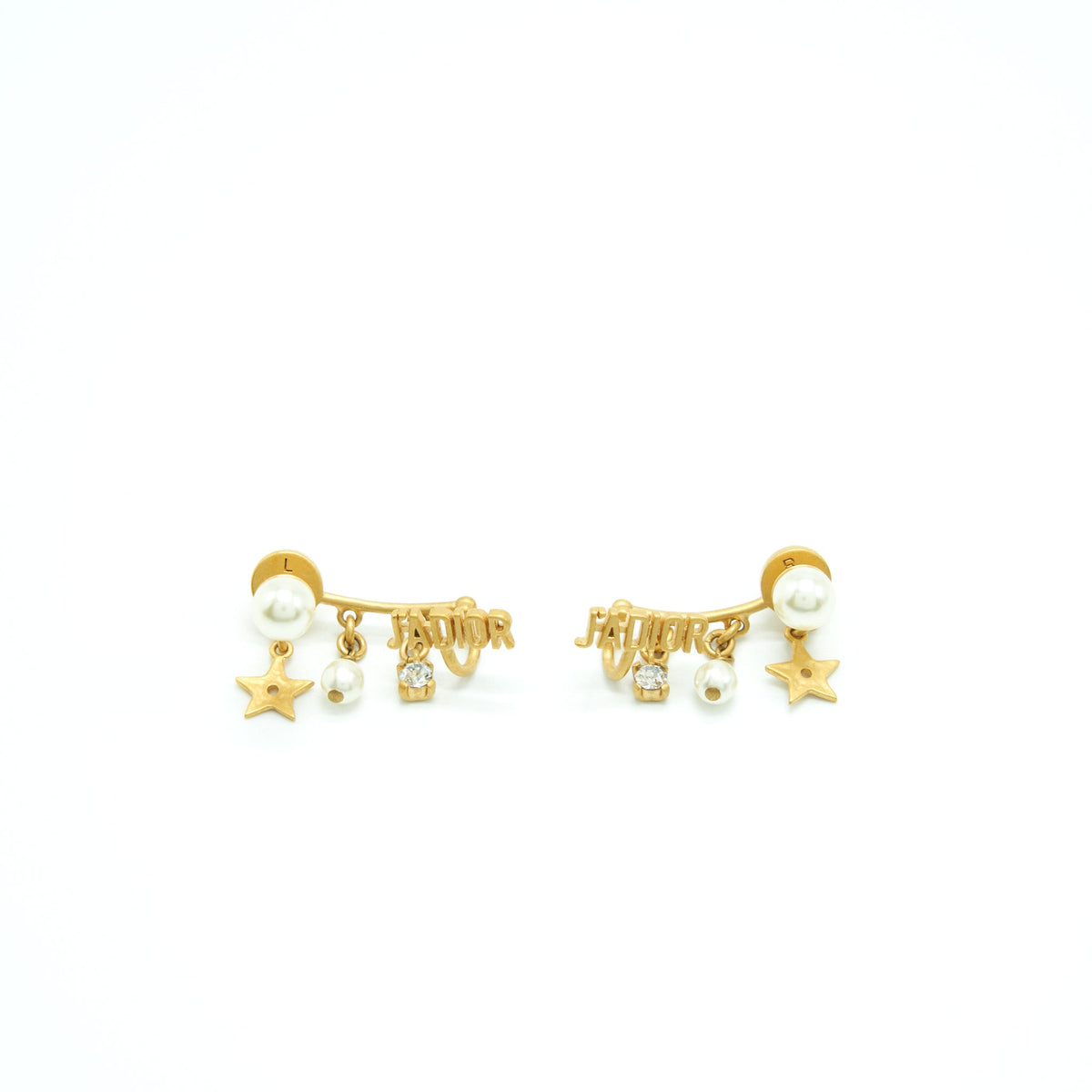 Dior J'aDior And Mini Pearl Earrings