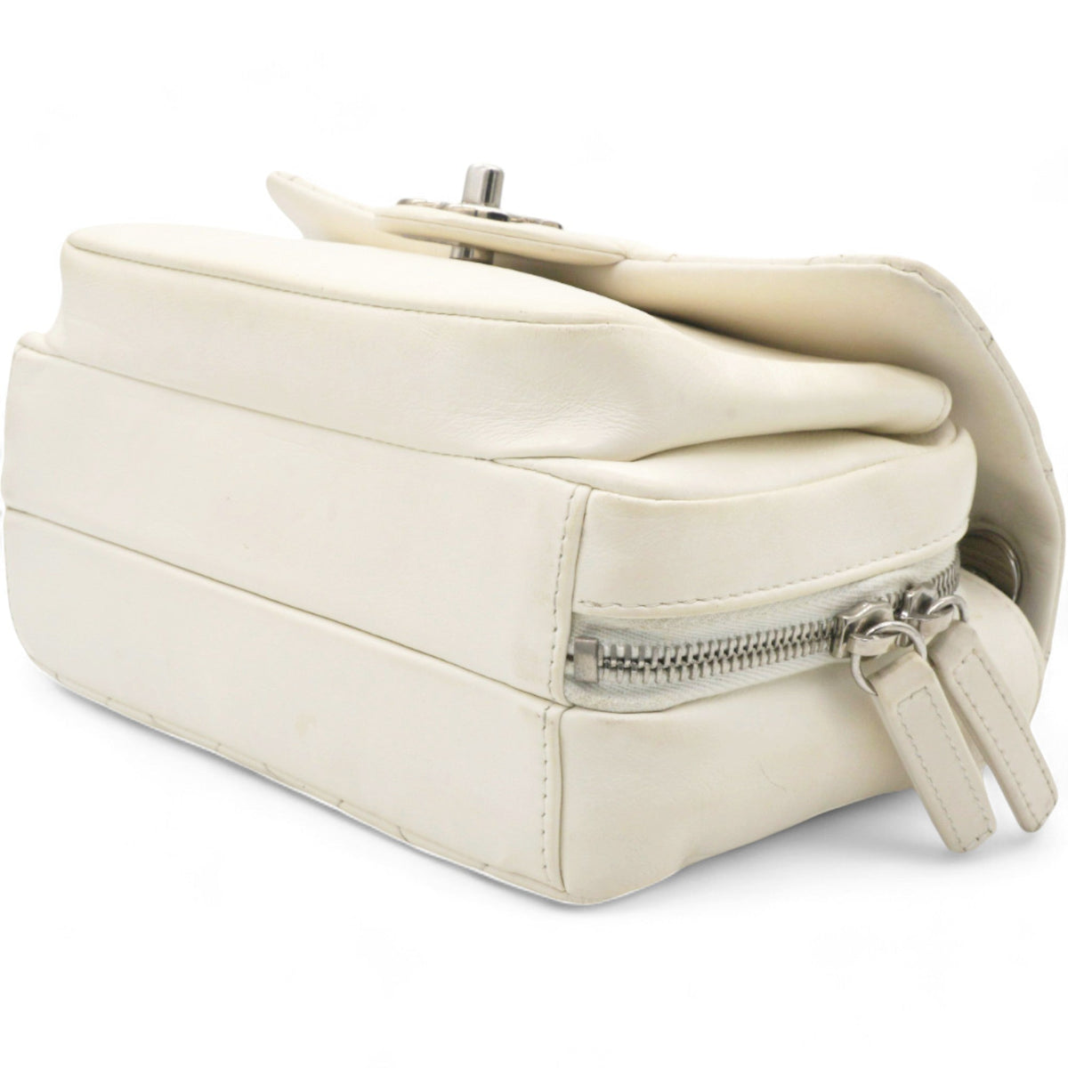 Chanel Square Flap Bag White