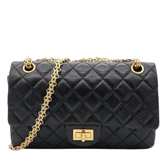 Chanel Aged Quilted 2.55 Reissue 225 Flap Black