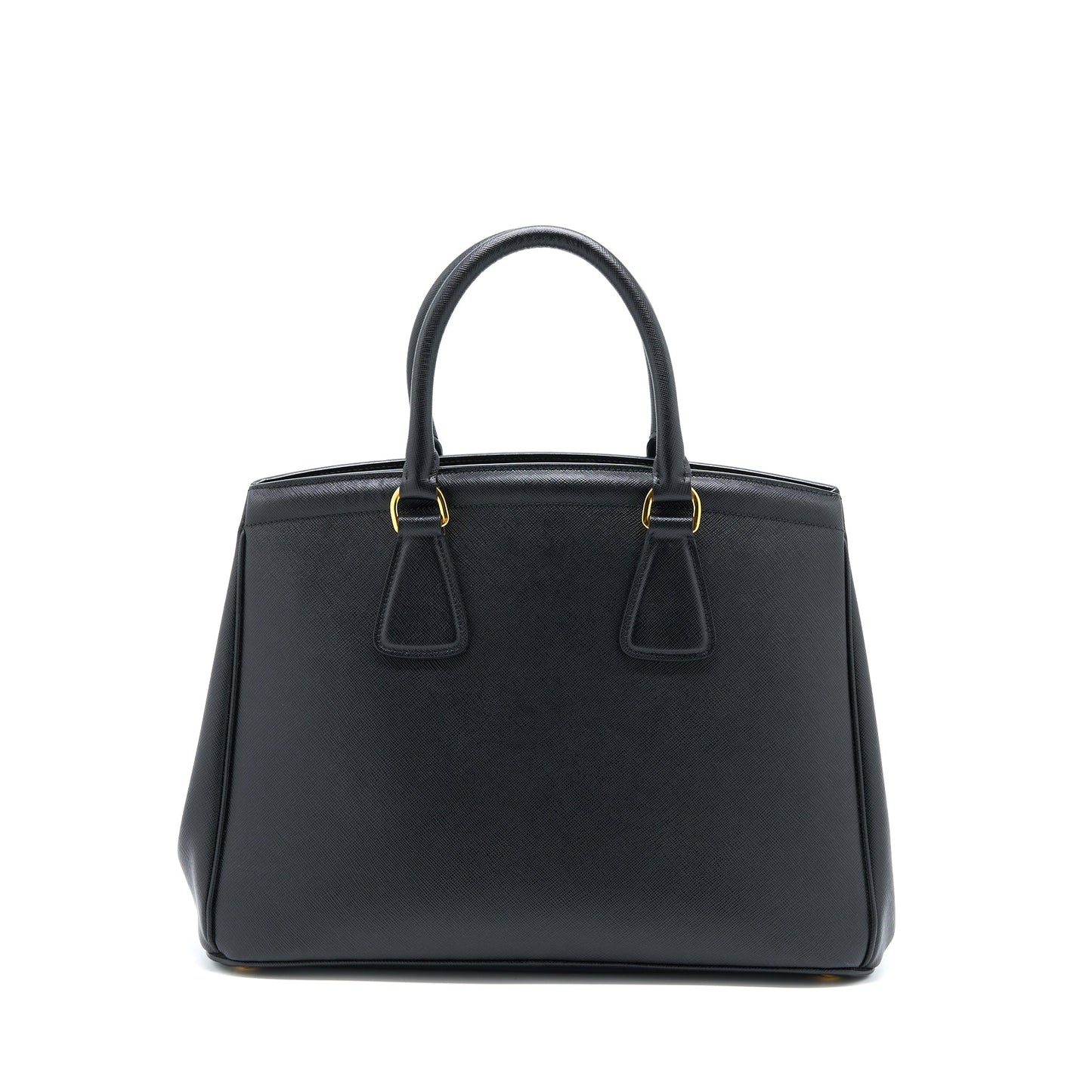 Prada Top Handle Tote Bag Calfskin Black GHW