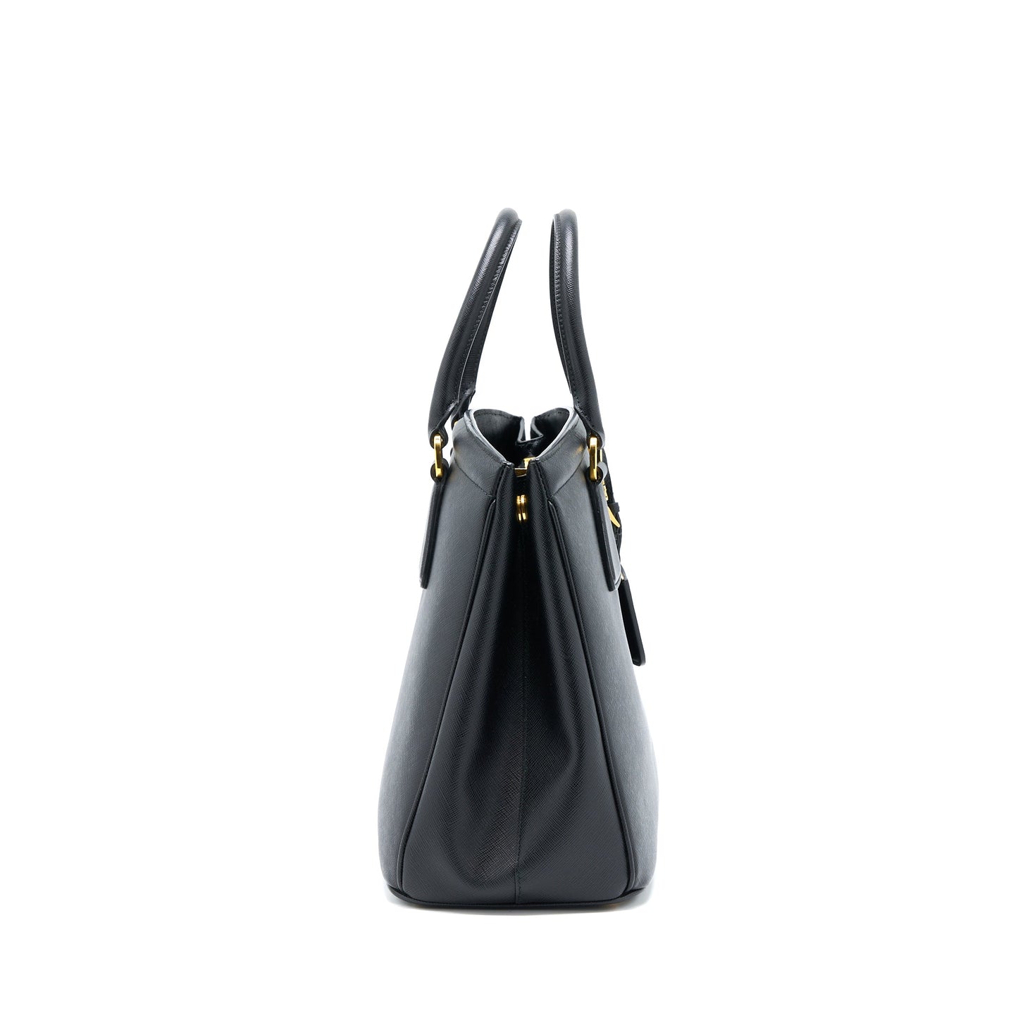 Prada Top Handle Tote Bag Calfskin Black GHW