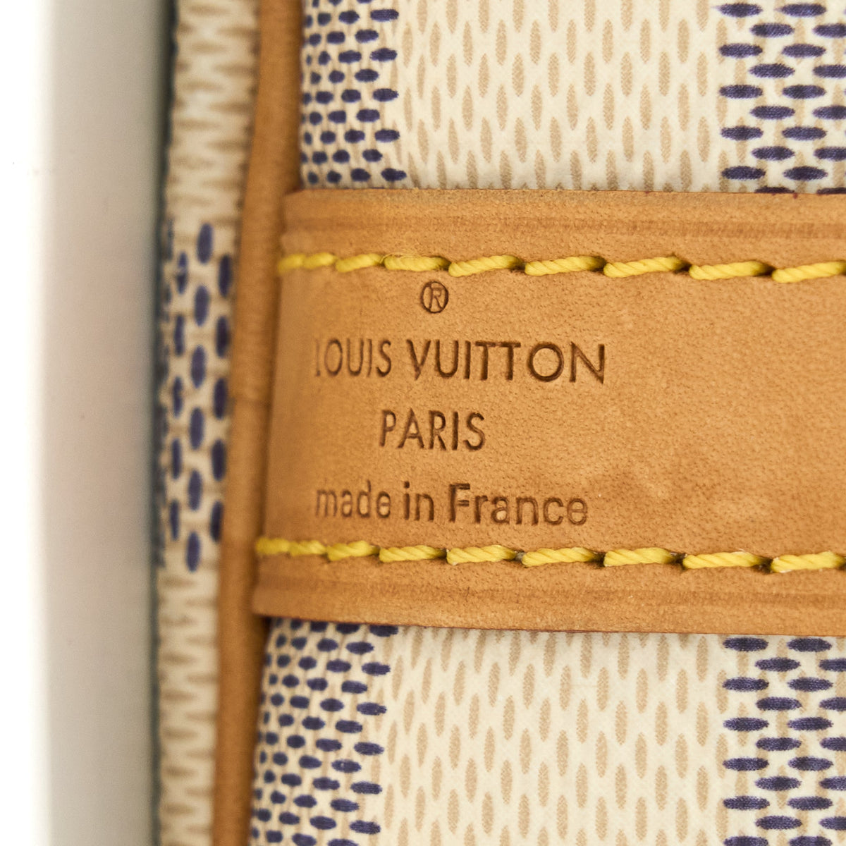 Louis Vuitton Speedy Bandouliere 30 Damier Azur GHW