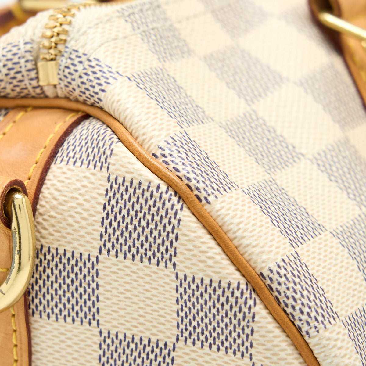 Louis Vuitton Speedy Bandouliere 30 Damier Azur GHW