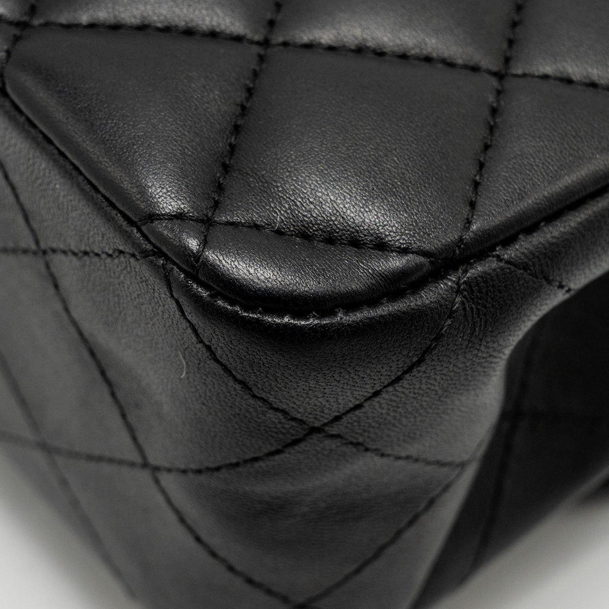 Chanel Medium Classic Double  Flap Bag Lambskin Black GHW