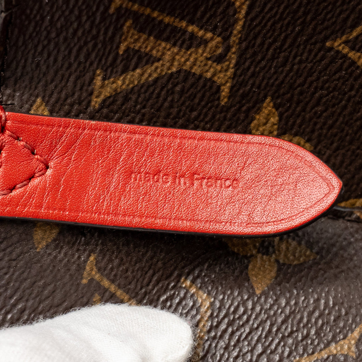 LOUIS VUITTON Neo Noe Monogram Canvas Red GHW