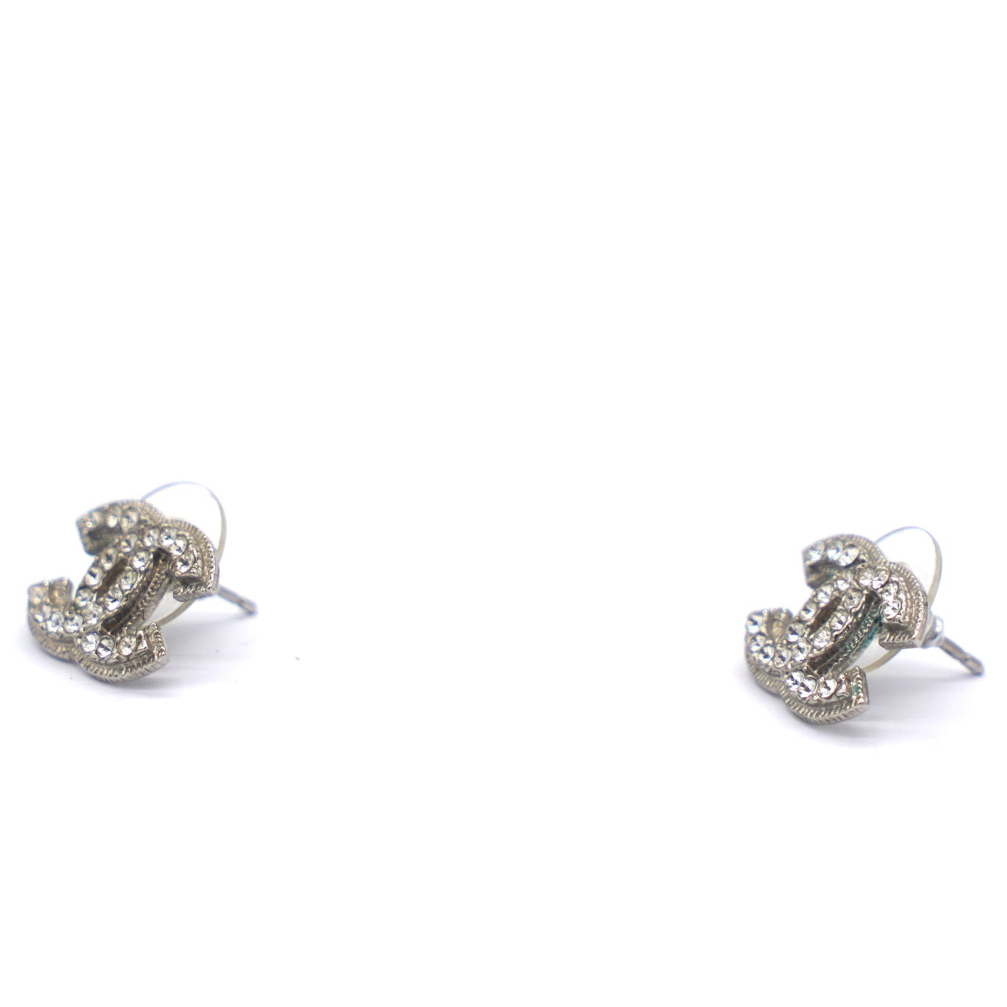 Chanel CC Rhinestone earrings