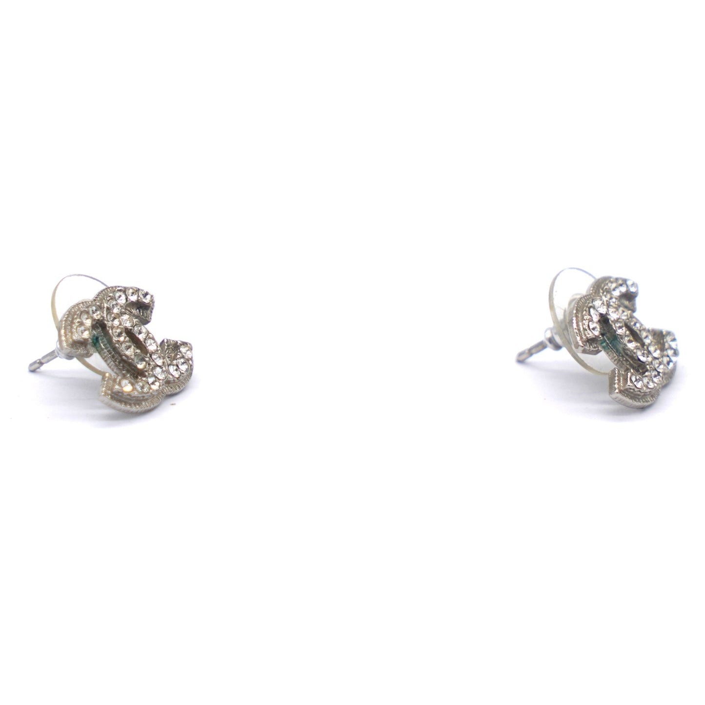Chanel CC Rhinestone earrings
