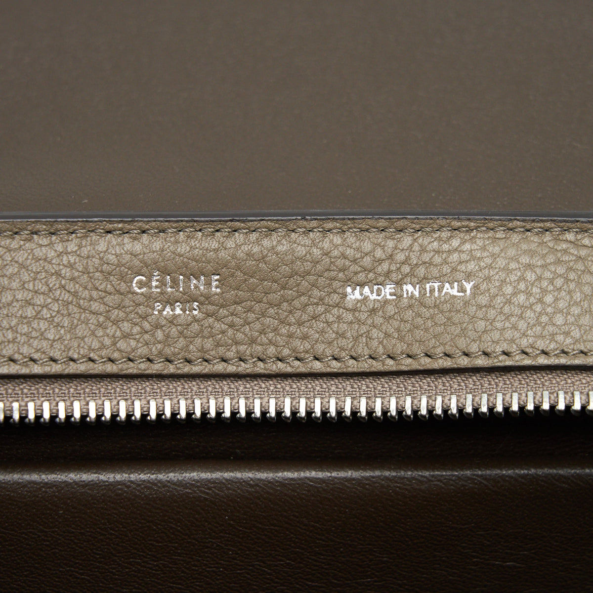 CELINE SMALL TRAPEZE BAG LIGHT GREY SHW
