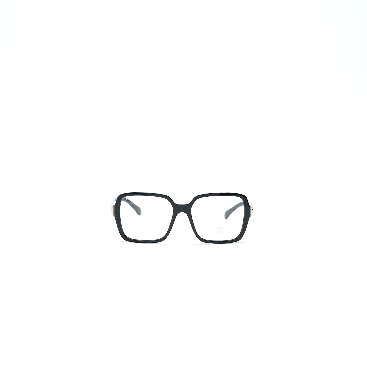 Chanel Square Glasses Frame Black