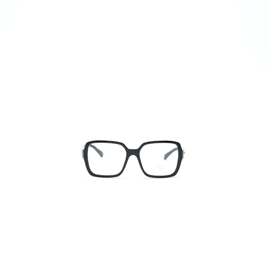 Chanel Square Glasses Frame Black