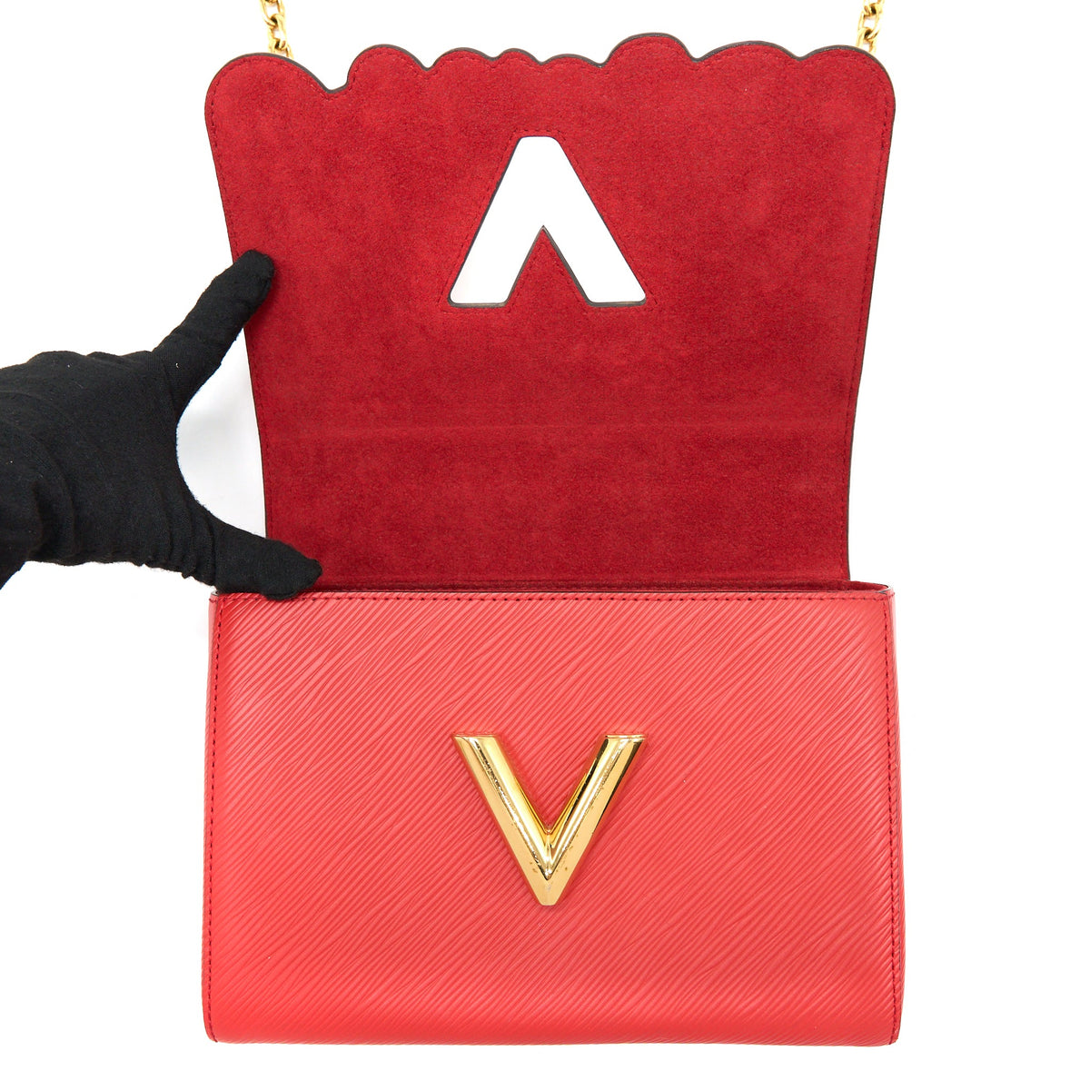 Louis Vuitton Twist MM Epi Red GHW