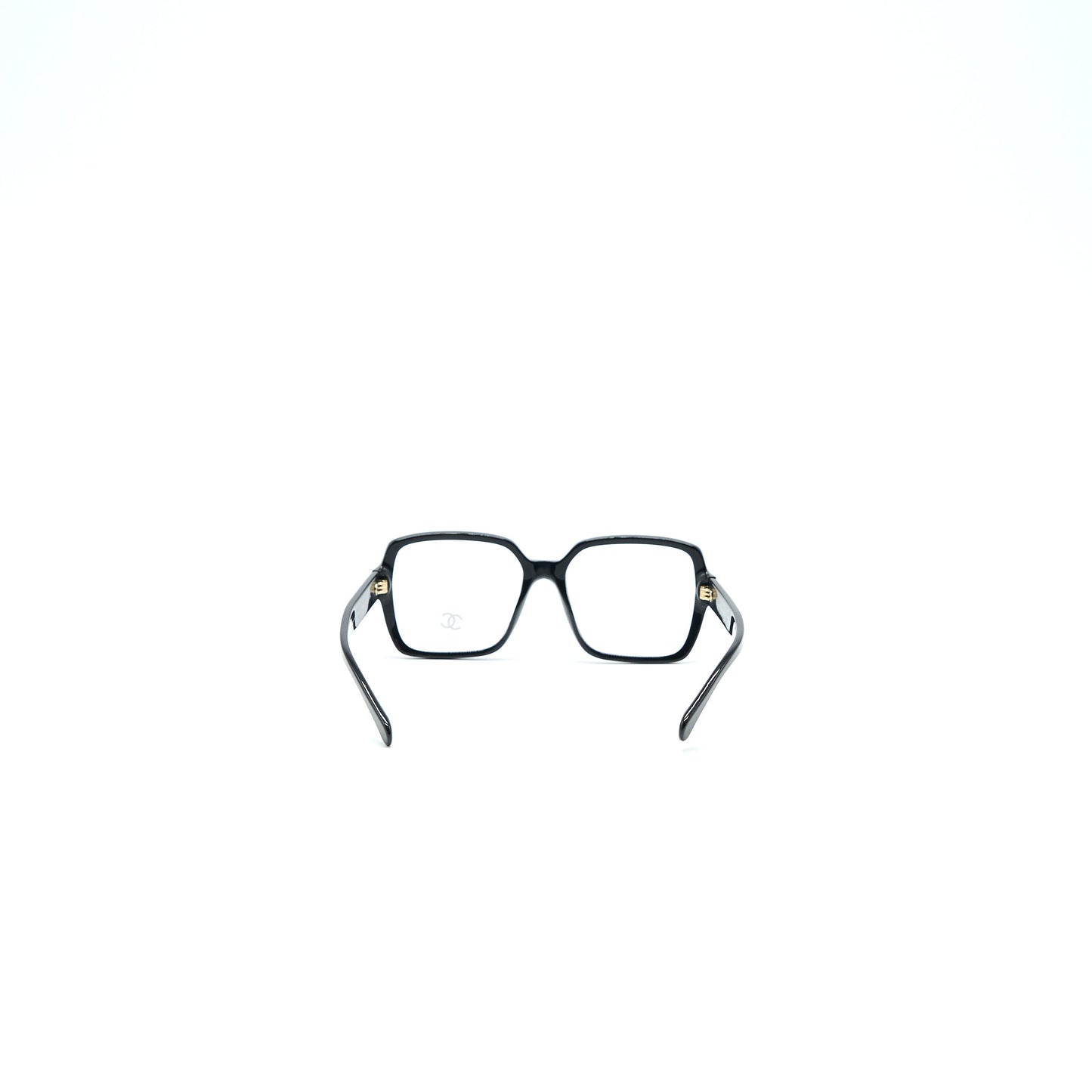 Chanel Square Glasses Frame Black