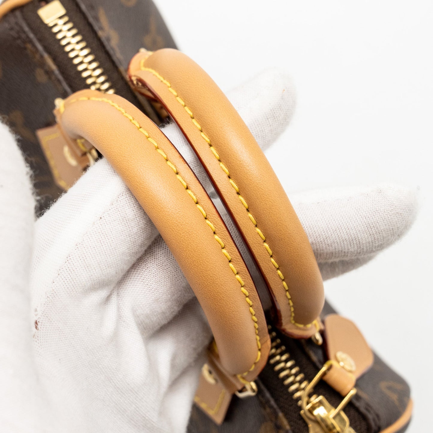 Louis Vuitton Nano Speedy Monogram Canvas GHW