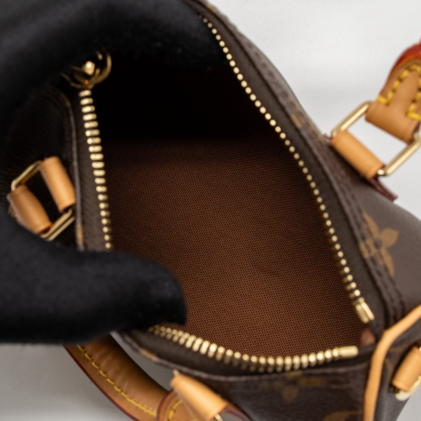 Louis Vuitton Nano Speedy Monogram Canvas GHW