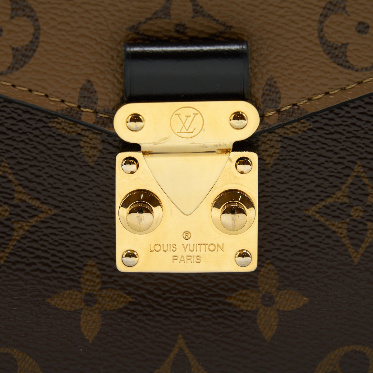 Louis Vuitton Pochette Metis Monogram Reverse Canvas GHW