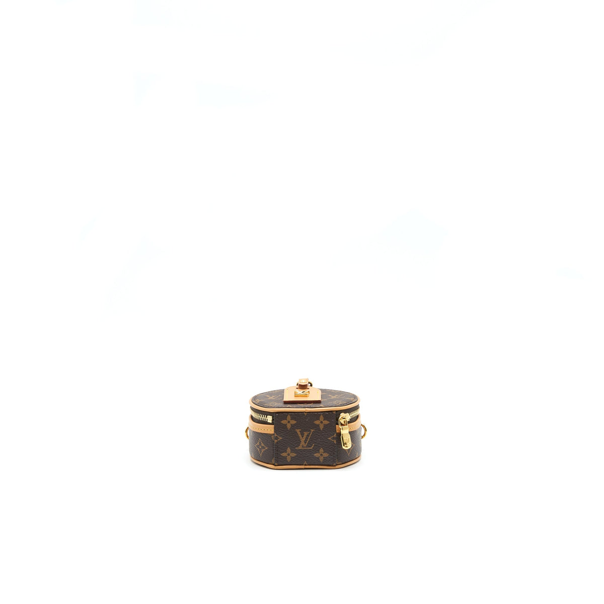 Louis Vuitton Petite Boite Chapeau Necklace Monogram Canvas