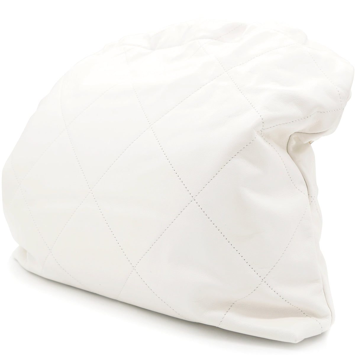 Chanel Shiny Calfskin Quilted Small Chanel 22 White