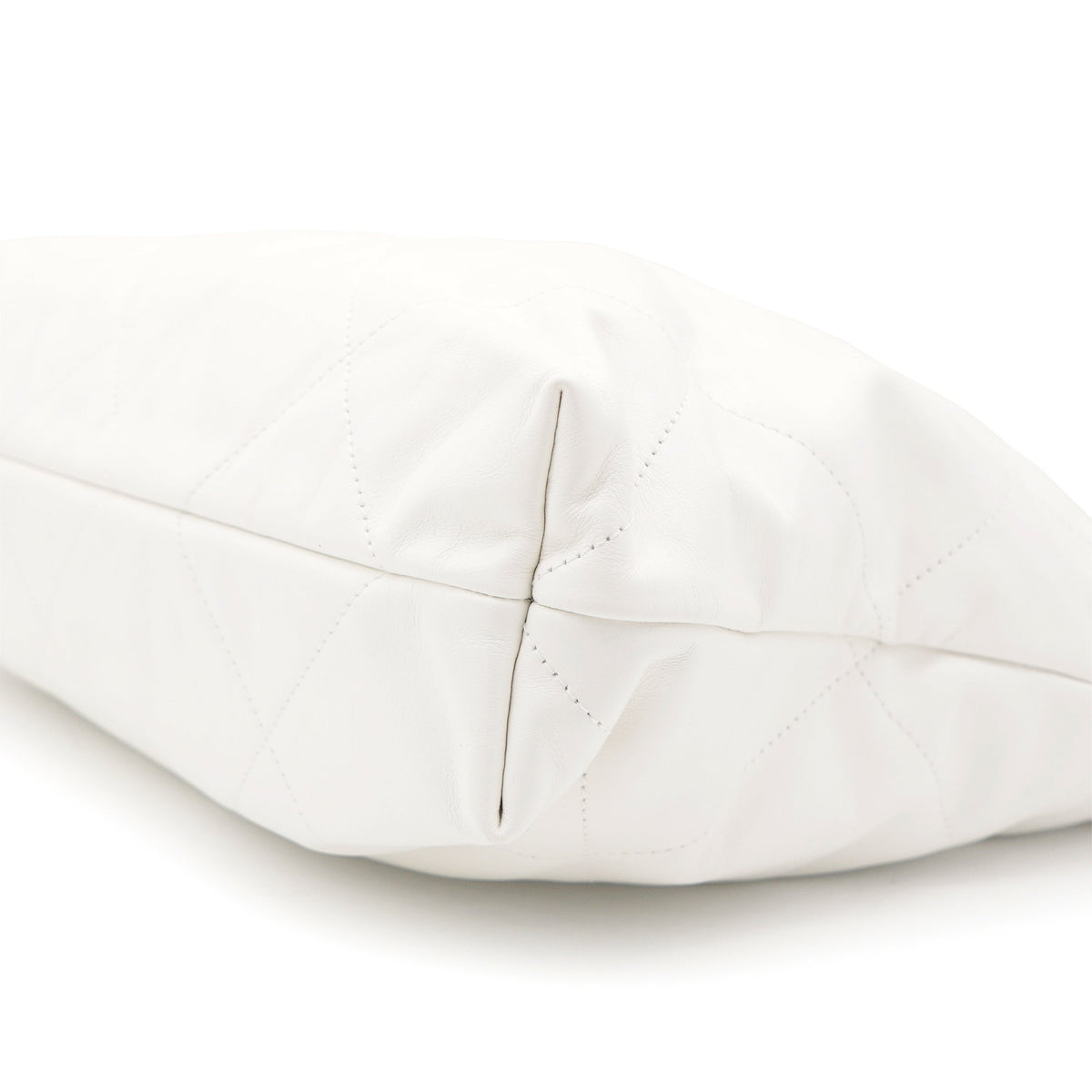 Chanel Shiny Calfskin Quilted Small Chanel 22 White
