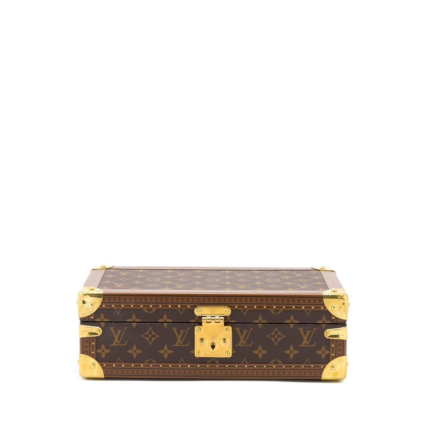 Louis Vuitton 8 Watch Case Monogram Canvas GHW