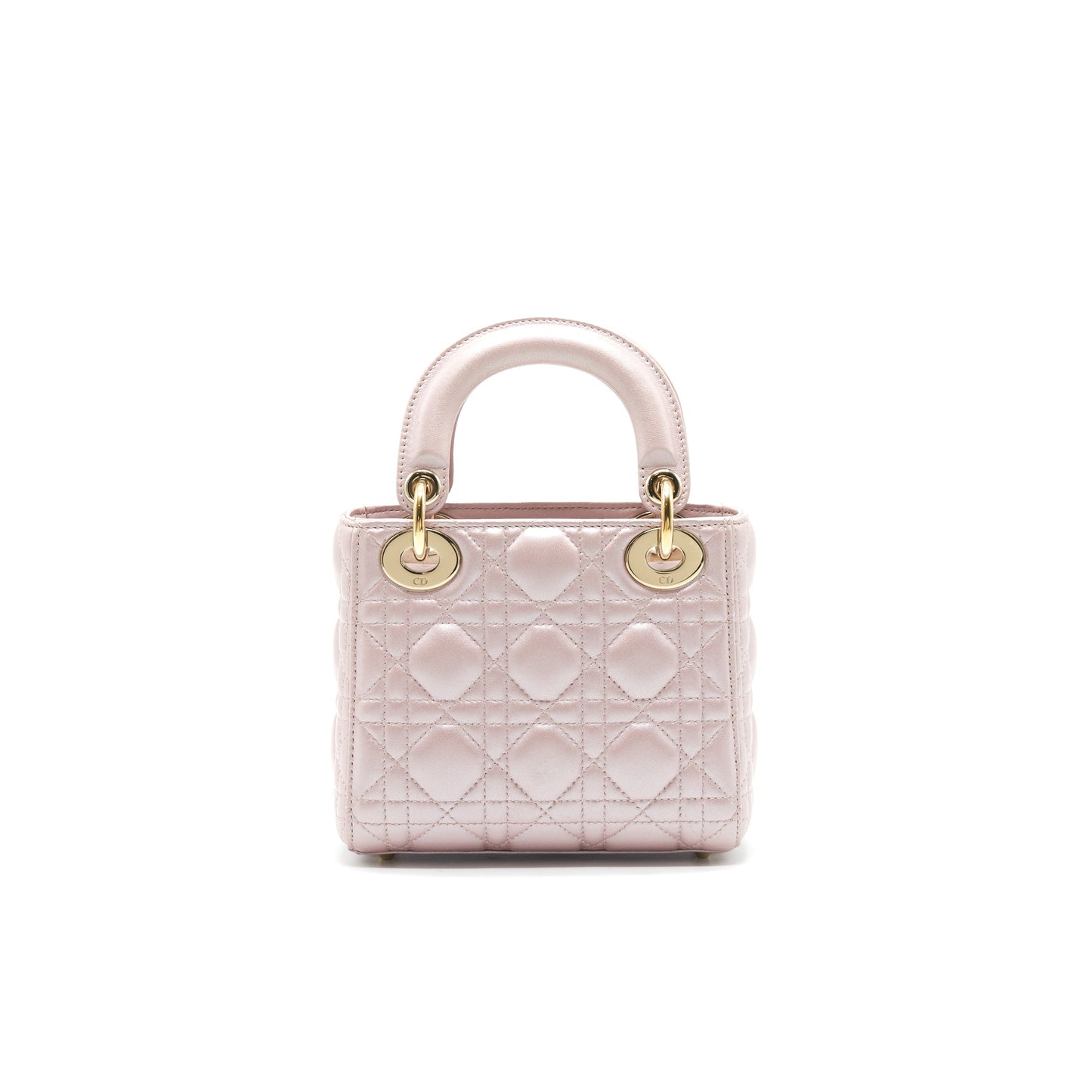DIOR MINI LADY WITH CHAIN LOTUS PEARL GHW